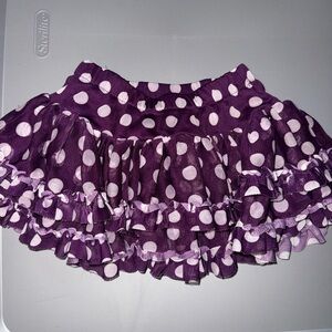 The Children's Place Purple and White Ruffle Skirt